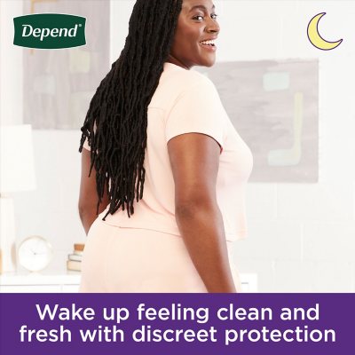 Depend Night Defense Adult Incontinence Underwear for Women - Choose Your Size