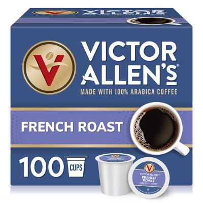 Victor Allen's Coffee Einzelportionsbecher, French Roast, 100 St.