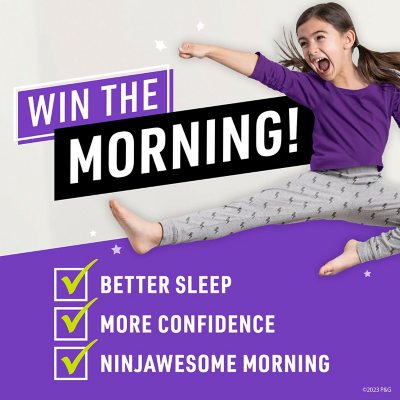 Ninjamas Nighttime Bedwetting Underwear for Girls Size: Small-Extra Large