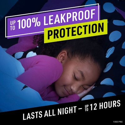 Ninjamas Nighttime Bedwetting Underwear for Girls Size: Small-Extra Large