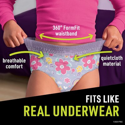 Ninjamas Nighttime Bedwetting Underwear for Girls Size: Small-Extra Large