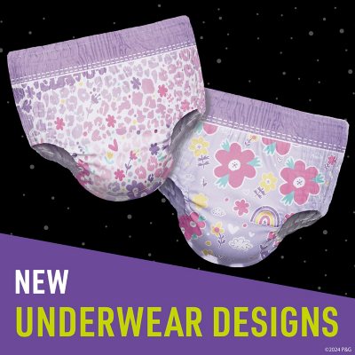 Ninjamas Nighttime Bedwetting Underwear for Girls Size: Small-Extra Large