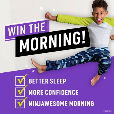 Ninjamas Nighttime Bedwetting Underwear for Boys, Size: Small - Extra Large