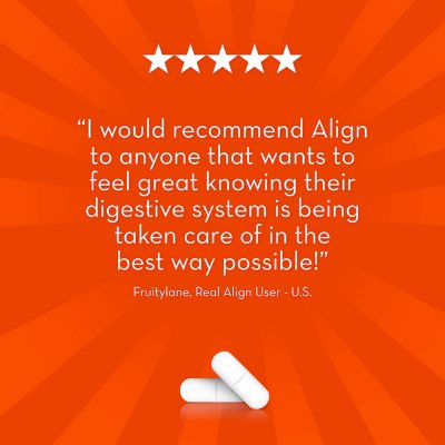 Align Probiotic Supplement for Daily Digestive Health Capsules  84 ct.