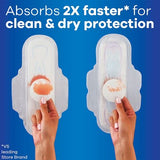 Always Ultra Thin Regular Pads with Flexi-Wings, Unscented, Size 1, 96 ct.