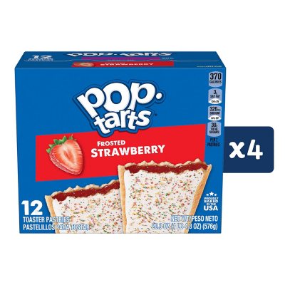 Pop-Tarts Frosted Strawberry, 48 ct.