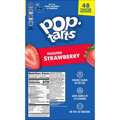 Pop-Tarts Frosted Strawberry, 48 ct.