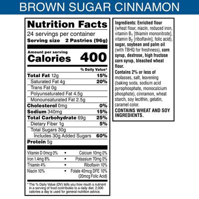 Pop-Tarts Frosted Brown Sugar Cinnamon, 48 ct.