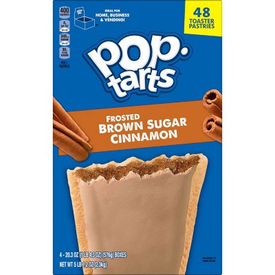 Pop-Tarts Frosted Brown Sugar Cinnamon, 48 ct.