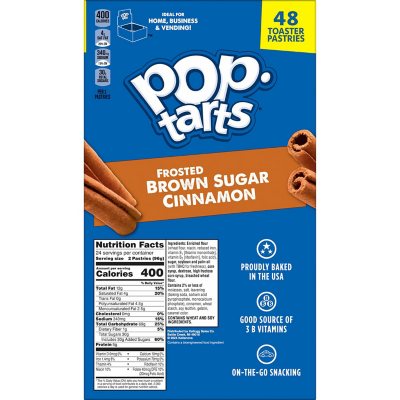 Pop-Tarts Frosted Brown Sugar Cinnamon, 48 ct.