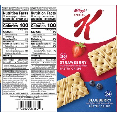 Special K Pastry Crisps, Strawberry and Blueberry 60 ct.