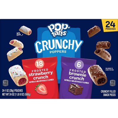 Kellogg's Pop-Tarts Crunchy Poppers Variety Pack, 24 pk.