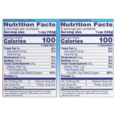 Dole Fruit Bowls in Gel Variety Pack 4.3oz., 16pk.