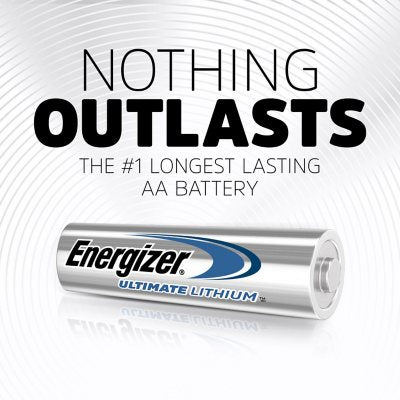 Energizer AA Ultimate Lithium Batteries, 18 pk.