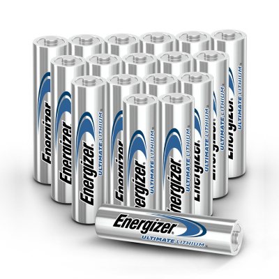 Energizer AAA Ultimate Lithium Batteries, 18 pk.