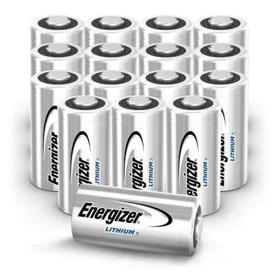Energizer 123 Lithium 3V Photo Batteries, 16 pk.