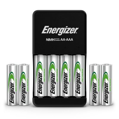 Energizer Recharge PowerPlus Charger AA & AAA Batteries, 8 pk.