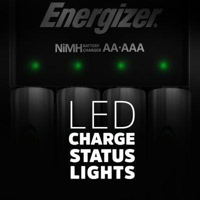 Energizer Recharge PowerPlus Charger AA & AAA Batteries, 8 pk.