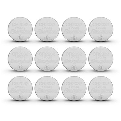 Energizer 2032 3V Lithium Coin Batteries, 12 pk.