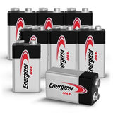 Energizer MAX 9 Volt Alkaline Batteries, 8 pk.