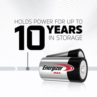 Energizer MAX D Alkaline Batteries, 14 pk.