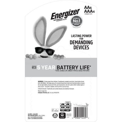 Energizer Recharge Power Plus AA & AAA, 10 pk.