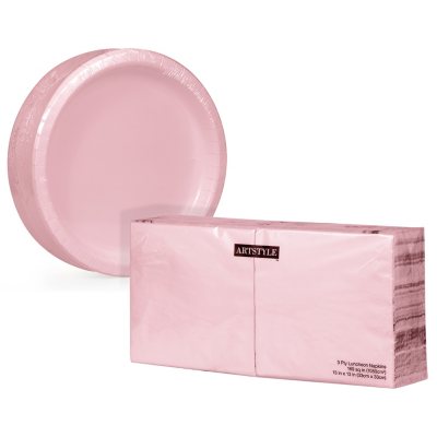 Artstyle Paper Plate & Napkin Kit, 285 ct., Choose Color