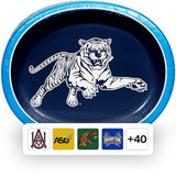 NCAA HBCU Oval Paper Plates, 10" x 12" , 50 ct., Choose Your Team