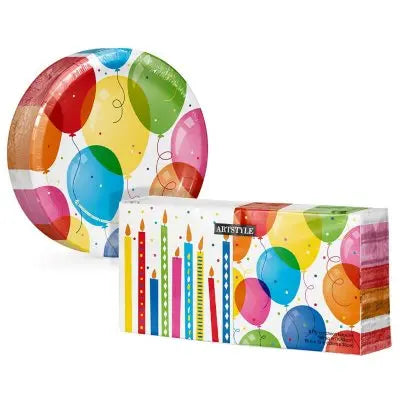 Artstyle Birthday Paper Plates & Napkins Kit, 285 ct.