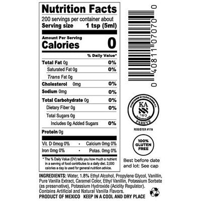 Molina Mexican Vanilla Blend , 33.3 oz.