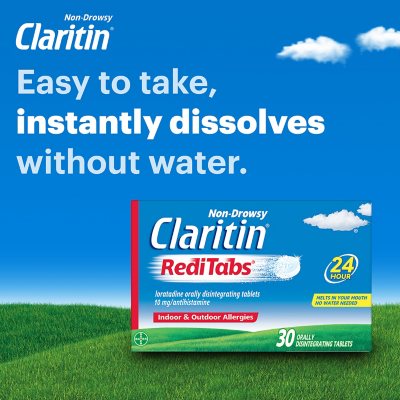 Claritin 24 Hour Non-Drowsy Allergy Medicine RediTabs 70 ct.