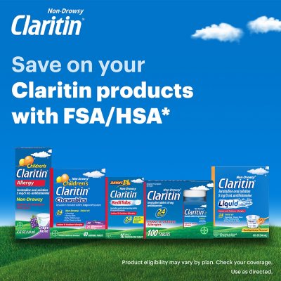 Claritin 24 Hour Non-Drowsy Allergy Medicine RediTabs 70 ct.