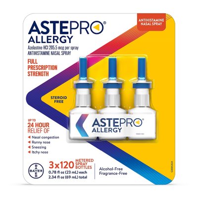 Astepro Adult Nasal Spray 120 ml./bottle, 3 pk.