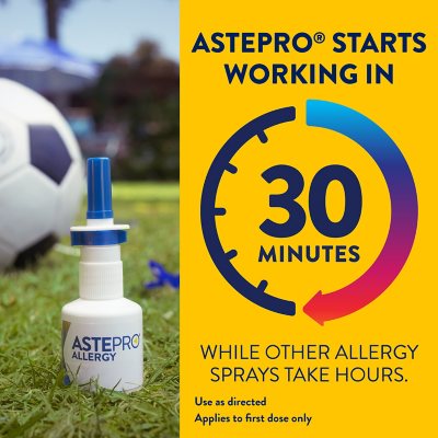 Astepro Adult Nasal Spray 120 ml./bottle, 3 pk.