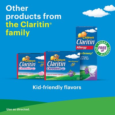 Claritin 24 Hour Non-Drowsy Allergy Medicine Tablets 115 ct.