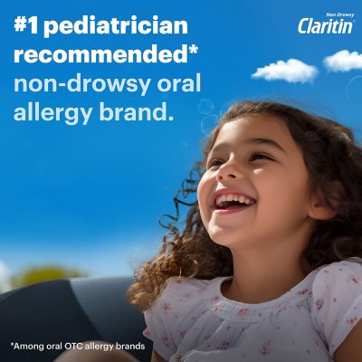 Children's Claritin Non-Drowsy Chewable Tablets, 5 mg Loratadine, Grape 40 ct./pk., 2 pk.