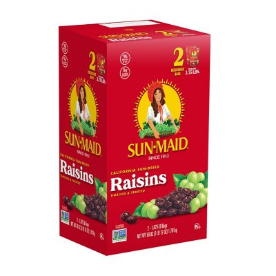 زبيب صن مايد كاليفورنيا المجفف شمسيًا، 30 أونصة، عبوتان.