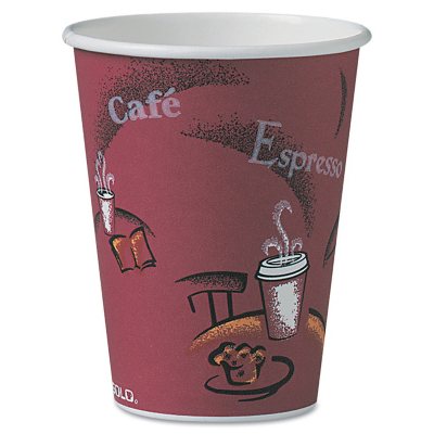 Dart Solo Bistro Design Hot Drink Paper Cups, 12 oz., 300 ct.