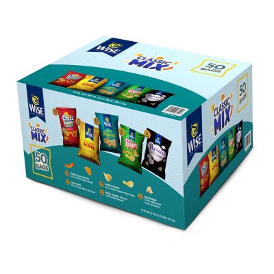 Wise Snack-Mischpackung, 50 Stk.