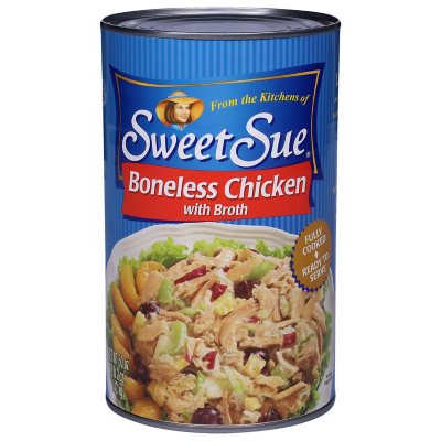 Sweet Sue Hähnchen ohne Knochen in Brühe, 50 oz.