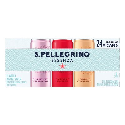 S.Pellegrino Essenza Flavored Mineral Water Variety Pack 11.15 fl. oz., 24 pk.