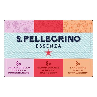 S.Pellegrino Essenza Flavored Mineral Water Variety Pack 11.15 fl. oz., 24 pk.