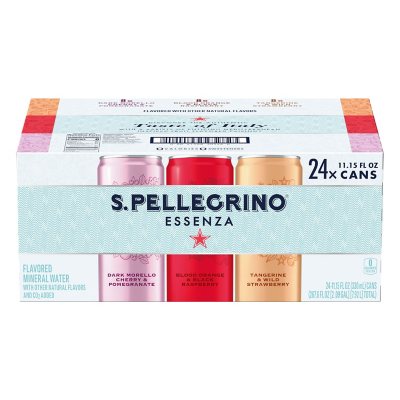 S.Pellegrino Essenza Flavored Mineral Water Variety Pack 11.15 fl. oz., 24 pk.