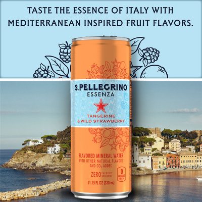 S.Pellegrino Essenza Flavored Mineral Water Variety Pack 11.15 fl. oz., 24 pk.