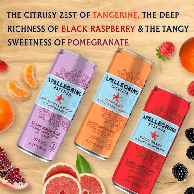 S.Pellegrino Essenza Flavored Mineral Water Variety Pack 11.15 fl. oz., 24 pk.