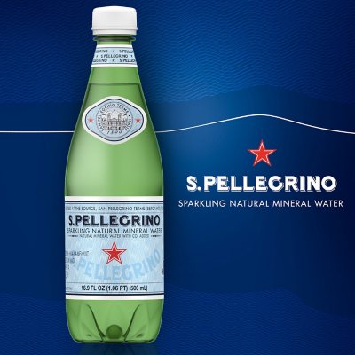 S.Pellegrino Sparkling Natural Mineral Water 16.9 fl. oz., 24 pk.