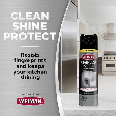 Weiman Stainless Steel Kitchen and Home Appliance Cleaner & Polish, 17 oz., 3 pk.