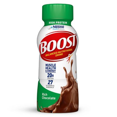 BOOST 20g High Protein Nutritional Drink, Chocolate 8 fl. oz., 28 ct.