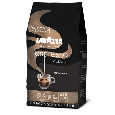 Lavazza Medium Roast Whole Bean Coffee, Caffe Espresso35.2 oz.