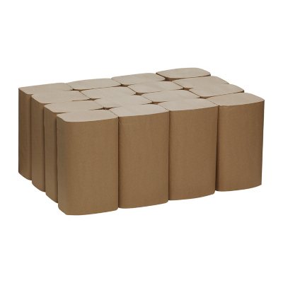 Marathon Singlefold Paper Towels, 1-Ply, 9 1/4" x 10 1/4", Brown 250 towels/pk., 16 pks.